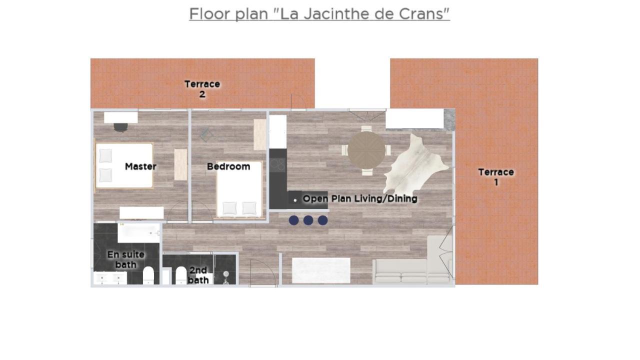 La Jacinthe De Cransアパートメント エクステリア 写真